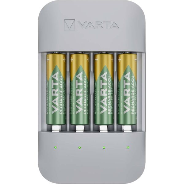 Varta LadegeräT Eco Charger Pro Recycled 4X Aa 56816 2100Mah-image