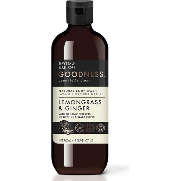 Gel Doccia Goodness - Lemongrass E Zenzero - Lavaggio Naturale Per Il Corpo Delle Donne 500 - Baylis & Harding-image