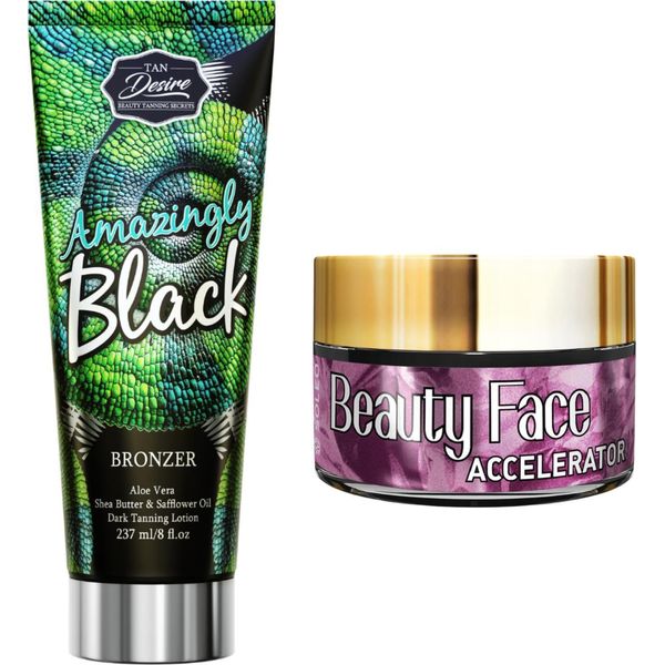 Tan Desire Incredibilmente Nero + Jar Beauty Face-image