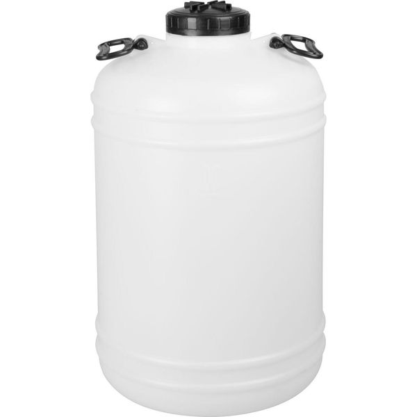 Barile Pannon Fermet 50 Litri, Con Filetto, Fusto In Plastica A Bocca Stretta Per Fermentazione, Acqua Potabile, Collo 115 Mm-image