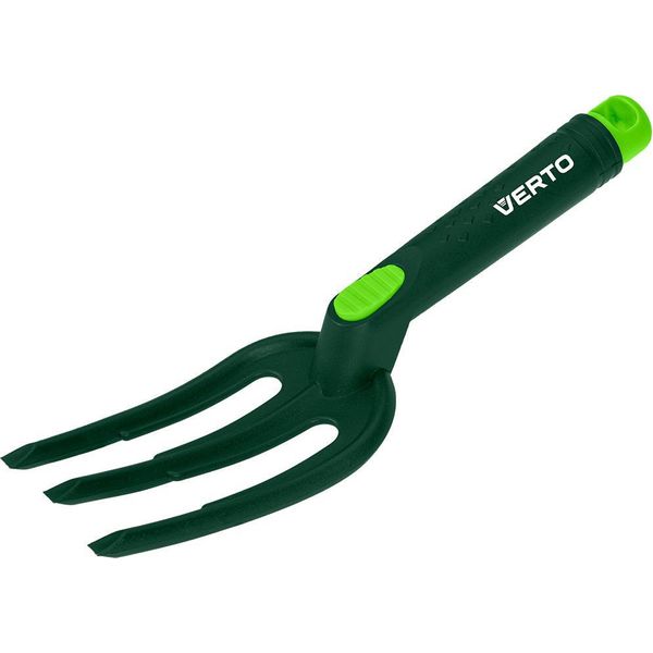 Verto Mini Forca Da Erba - Attrezzo Da Giardino - Forca Da Giardinaggio In Pp Per Uso Intensivo - Forca Da Giardino Per Coltivare Il Terreno, Per Arieggiare - Regali Per Giardinieri-image