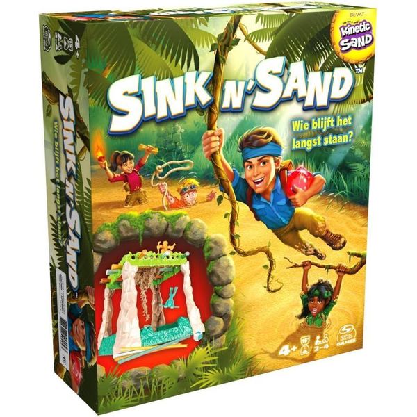 Spin Master Gioco Da Tavolo Sink N' Sand Con Kinetic Sand - Gioco Delle Sabbie Mobili-image