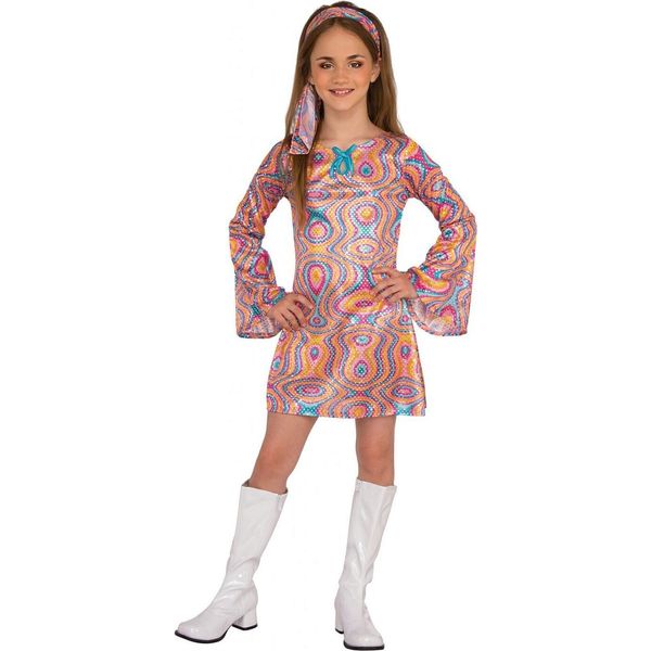 Bristol Novelty - Costume "Go Go Girl"" - Ragazza BN5970 (L) (Colorato)"-image