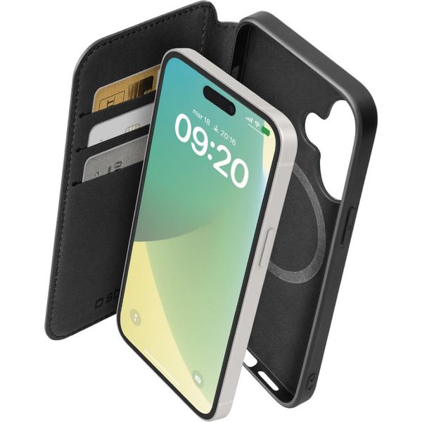 Sbs TEBKMAGSFIP1661K Custodia Protettiva Per Cellulare 15,5 Cm (6,1") Custodia A Portafoglio Nero"-image