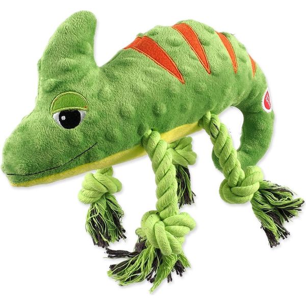 Cane Giocattolo Fantasy Giungla Camaleonte Fischiante Verde 28 Cm-image