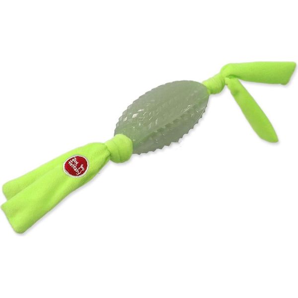 Cane Giocattolo Fantasy Glow Palla Ovale Bianca Tpr Glow In The Dark 31Cm-image