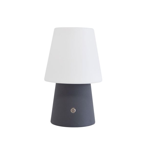 Lampada Da Tavolo N. 1 'Antracite' 30 (Led Rgb Dimmerabile Con Batteria Ricaricabile)-image
