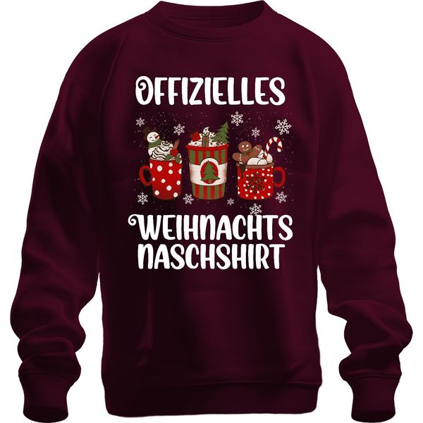 Divertente Bradipo Che Fa Merenda - Regalo Di Natale Maglione Di Natale Unisex, Bordeaux, Xxl-image