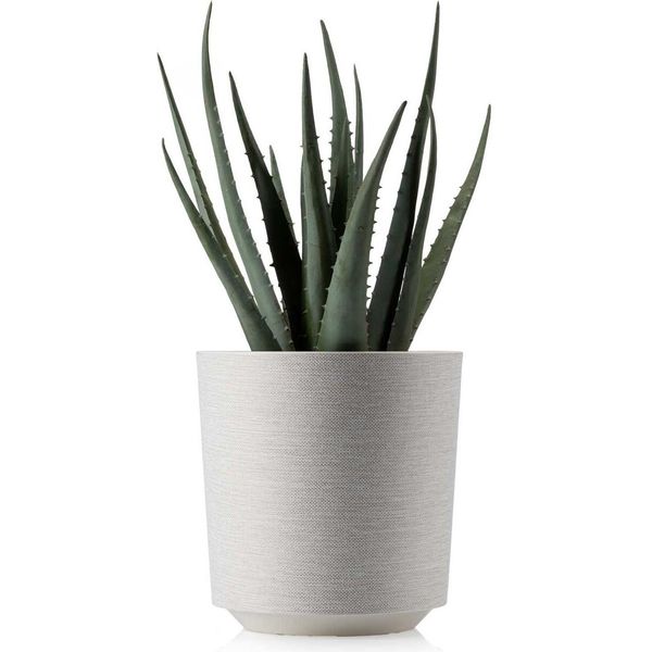 Howhomely | Fioriera Aloe Texelle, Beige - 19,5 X 20 Cm - Fioriere, Eleganti, Pratiche, Moderne-image