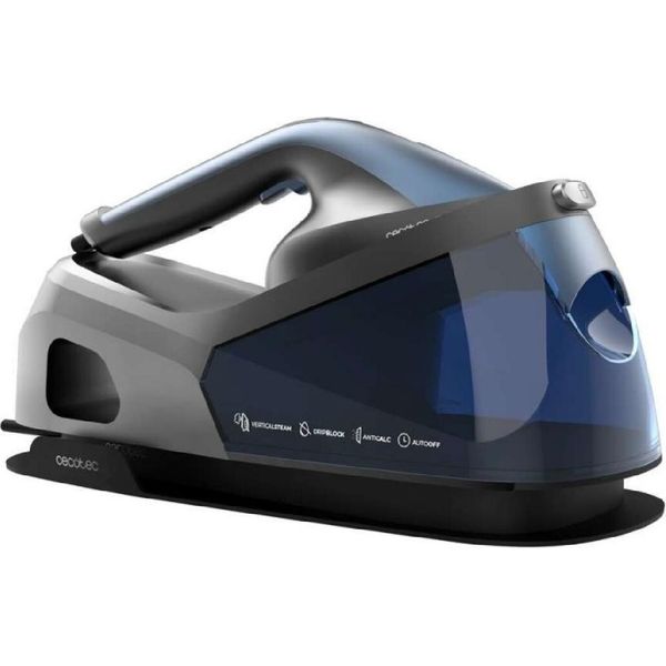 Cecotec Ironhero V-2400 Station. 2400 W, Piastra In Ceramica Turbo Slide, Serbatoio Da 1,2 L, 3 Modalità, Flusso Di Vapore 180 G/Min, Colpo Di Vapore 370 G/Min, Display Led, Anticalcare-image