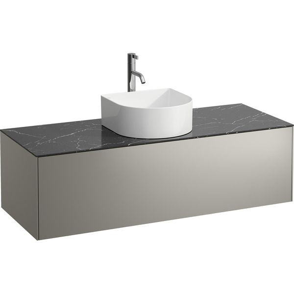 Tiroir Sonar En Cours D'utilisation, 1 Tiroir, Adapté Aux Cuvettes Des Lavabos 812340, 812341, 812342, 812343, DéCoupe Au Milieu Pour Le Lavabo Et Le Robinet, H4054250341421, H4054250341421-image