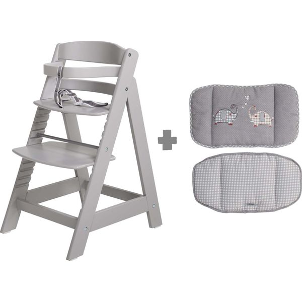 Seggiolone Per Scale Roba Sit Up Iii, Che Cresce Insieme Al Bambino Dalla Prima Infanzia All'adolescenza, Color Tortora, Con Riduttore Per Seduta-image