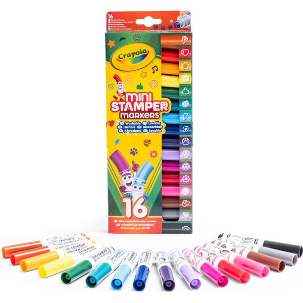 Crayola - Mini Pennarelli Raxing 16X-image