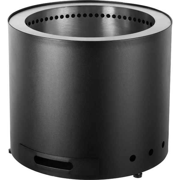 Succebuy Smokeless Fire Pit Stove Bonfire - 15,4 Pollici Di Altezza X 19,3 Pollici Di Diametro. Fossa Di Fuoco Portatile Per Esterni Con Cassetto Per La Cenere Rimovibile. Interno In Acciaio Inox SUS430. Ideale Per Il Campeggio Nel Patio-image