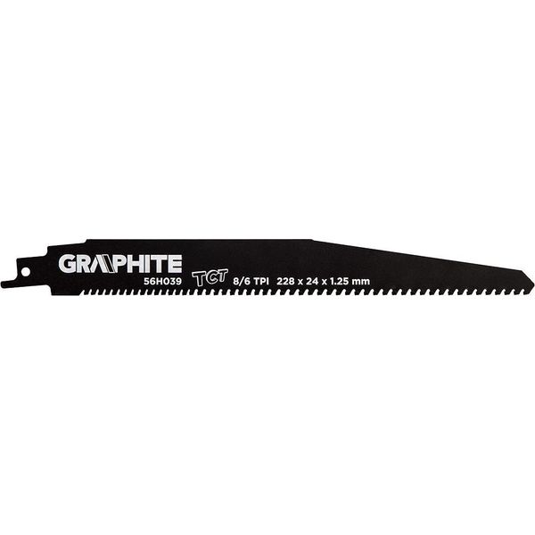 Graphite Lame Per Sega Circolare Tct, 228 X 24 X 1,25 Mm, 8/6TPI-image