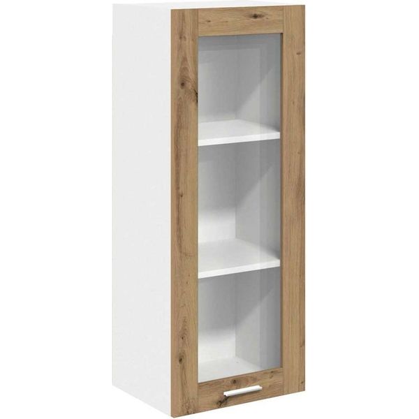 Syfax™ Armadio Pensile Con Porta Rovere Artigianale 40 X 31 X 100 Cm-image