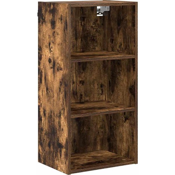 Syfax™ Armadio Pensile Rovere Fumé 40 X 29,5 X 80 Cm Legno Multistrato-image