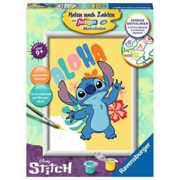Zestaw Malarski Disney Aloha Stitch 18 X 24 Cm *Wydanie Niemieckie*-image