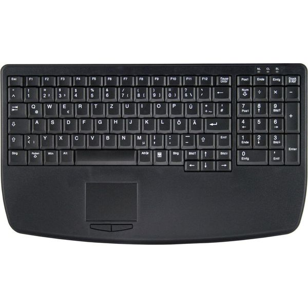 Active Key AK-7410-G - Dimensioni Complete (100%) - Cablato - Usb - Qwertz - Nero-image