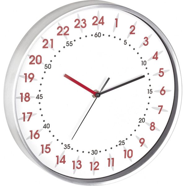 Tfa Dostmann 60.3069.02 Orologio Da Parete Al Quarzo 304 Mm X 48 Mm Alluminio (60.3069.02)-image