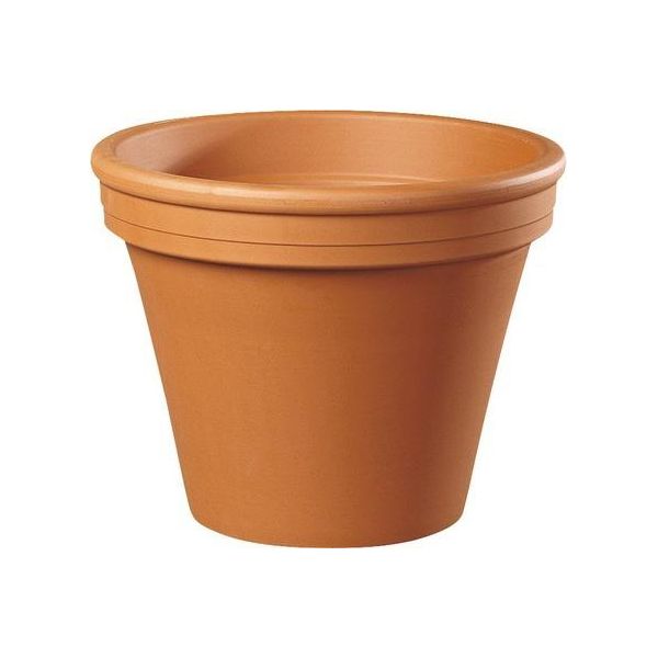 Vaso In Terracotta Classica Naturale Ø 24 Cm-image