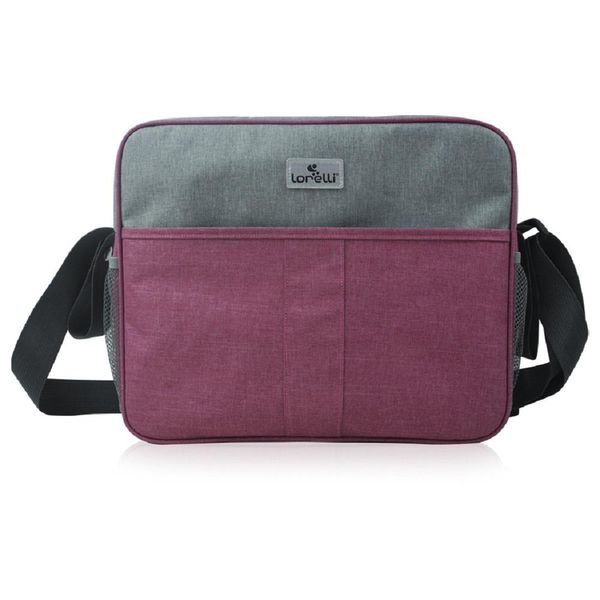 Borsa Fasciatoio Lorelli Con Fasciatoio 3 Scomparti Interni Scomparti Esterni Tracolla Rosa-image