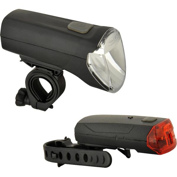 Fischer Bicicletta Set Di Illuminazione A Led 60/30/15 Lux-image