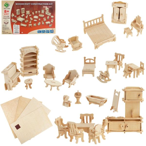 Mobili Per Casa Delle Bambole In Legno 34 Mobili In Legno-image