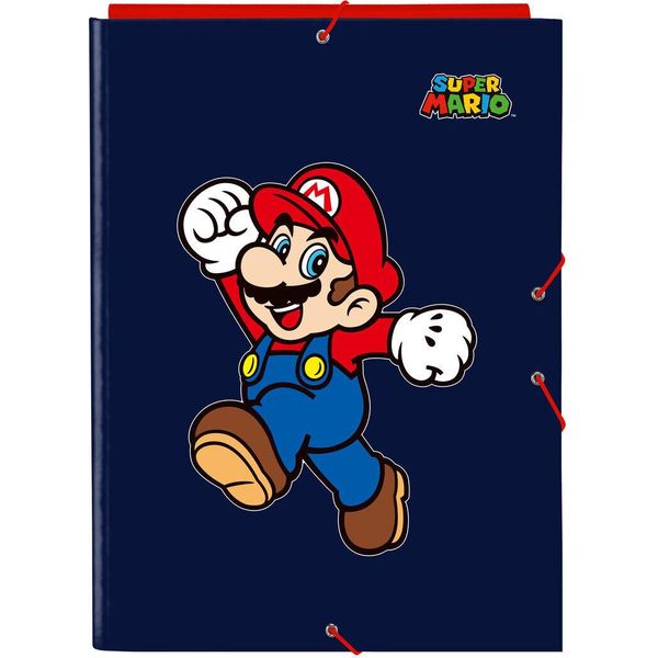 Volantino Super Mario World Blu Navy A4-image