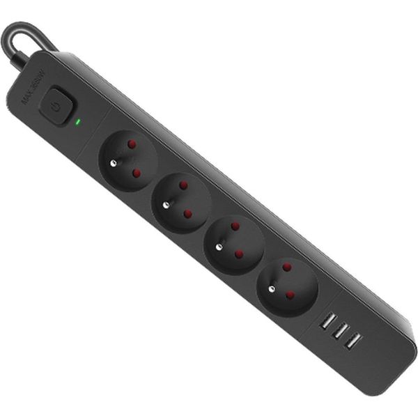 Presa Di Corrente Defender Sfs 133 1,5 M, 4 Prese, 3X Usb-image