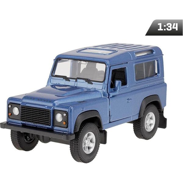 Modello 1:34, Land Rover Defender, Blu-image
