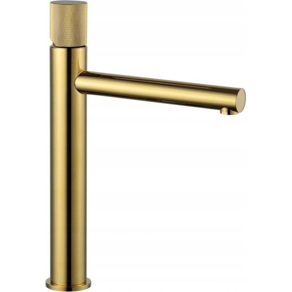 Mexen Elba One Miscelatore Lavabo Alto, Dorato - 74111-50-image