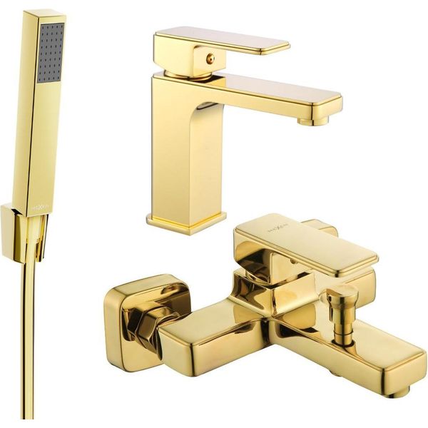 Mexen Cetus R77 Set Vasca, Oro - 744303R77-50-image