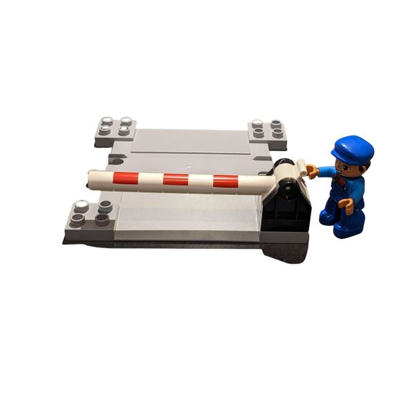 Lego® Duplo® Passaggio A Livello Con Barriera E Guardia Nuovo! Quantità 1X-image