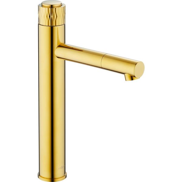 Mexen Diamond Rubinetto Alto Per Lavabo, Oro - 71510-50-image