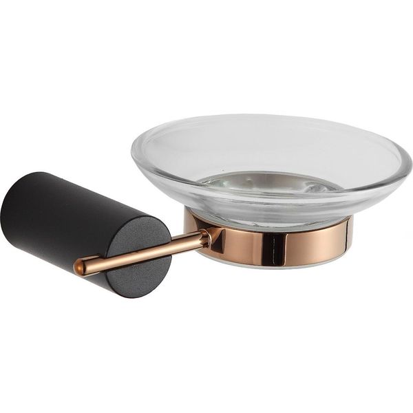 Mexen Aron Portasapone, Nero/Oro Rosato - 7088139-67-image