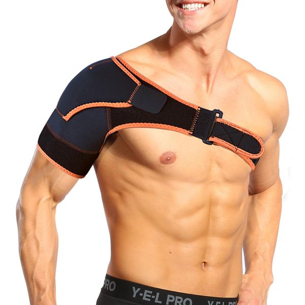 Cinghia Di Supporto Per La Spalla Regolabile, Bendaggio Di Compressione Per Lo Sport E La Palestra-image