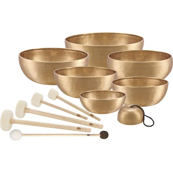 Meinl Sonic Energy Sbsetcha Set Di Ciotole Per Canto Chakra, Incluse Le Mazzette-image