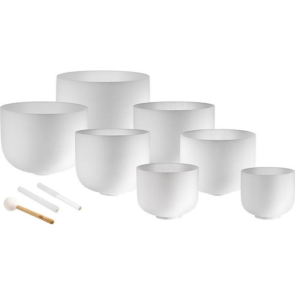 Meinl Sonic Energy Csbsetcha Set Di Ciotole Di Cristallo Per Il Canto Dei Chakra Inkl SchläGel-image