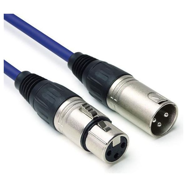 Keepdrum DMX004 Bl 6 M Di Cavo Dmx Blau 3-Pol Xlr 100Ohm-image