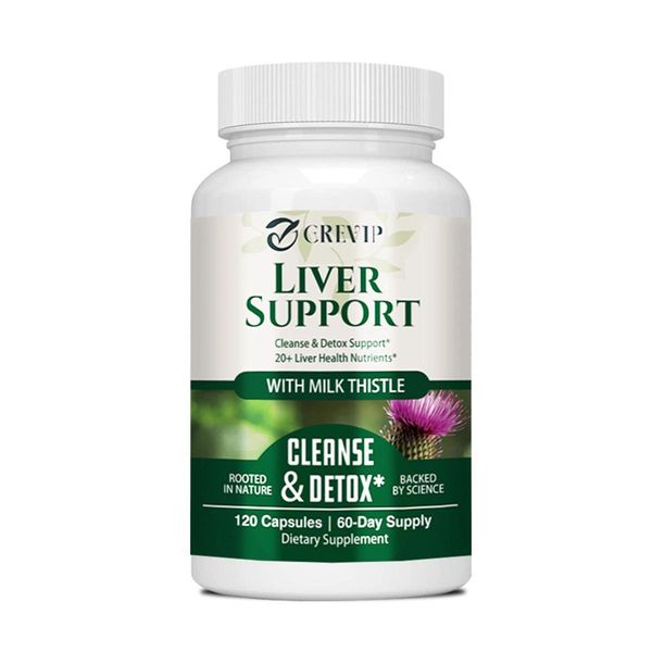 Supporto Per Il Fegato (120 Capsule) Integratore Alimentare, Fegato, Salute Del Fegato, Pulizia, Disintossicazione-image