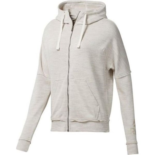 Reebok Felpe Training Essentials Marble Logo Full Zip, CY3600, Taglia: 164-image