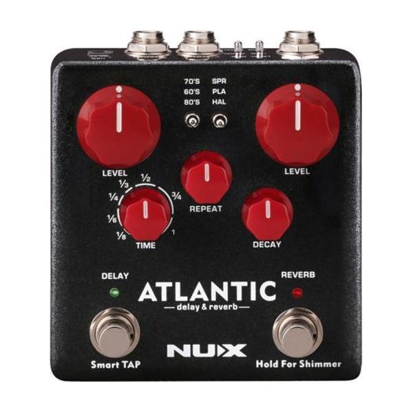 Unità D'effetto Nux NDR-5 Atlantic, Pedale Di Ritardo E Riverbero-image
