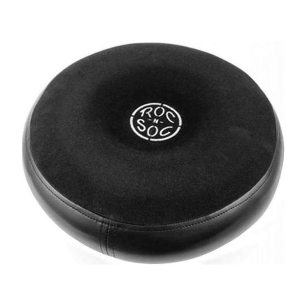 Sgabello A Tamburo Roc-N-Soc Rotondo Nero Con Base-image