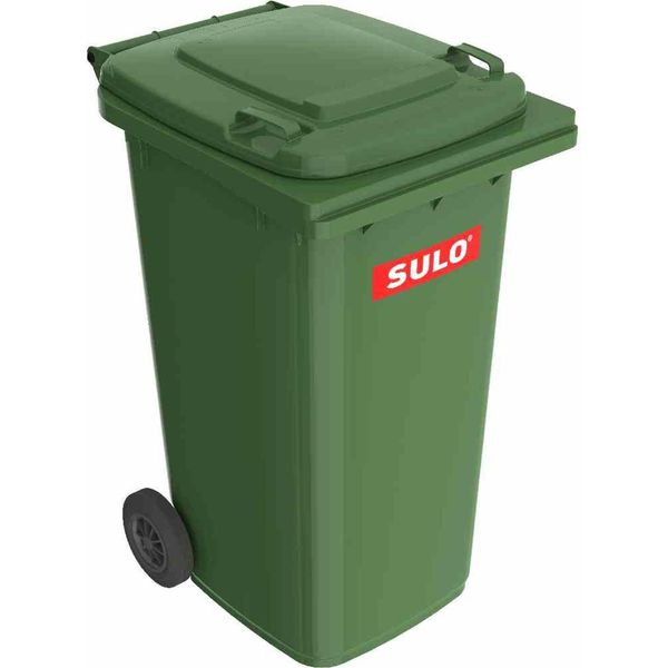 Contenitore Per Rifiuti Grandi 240L Hdpe Blu Mobile, Secondo En 840 Sulo-image