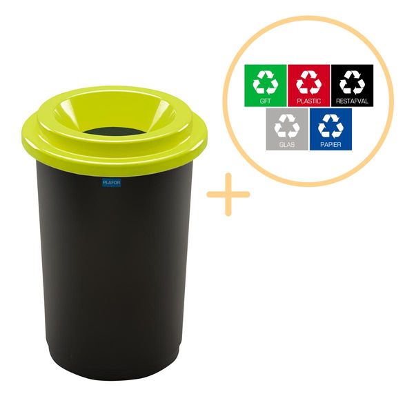 Plafor Eco Bin 50L - Riciclaggio - Verde-image