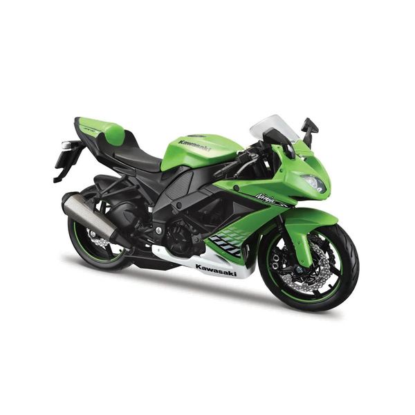 Maisto - Moto Con Cavalletto, Kawasaki Ninja ZX-10R, 1:12-image