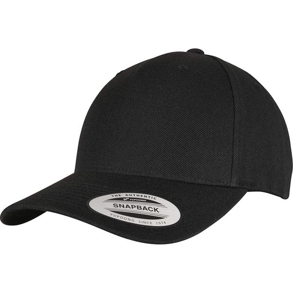 Yupoong - Uomo/Donna Unisex 5 Segmenti - Cappellino Snapback "Flexfit"" RW8086 (Taglia Unica) (Nero)"-image