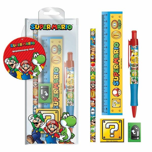 Zestaw Papierniczy Super Mario W Opakowaniu 5-Elementowym-image