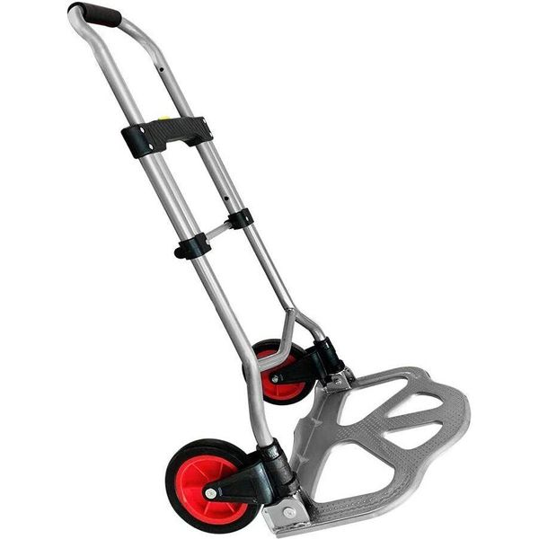 Sessamen-Lp Carrello Portabagagli Carrello Da Trasporto Pieghevole Carrello A Mano Carrello Porta Zaini Carrello Portabagagli Con Maniglia Estensibile Caricabile Fino A 60 Kg-image